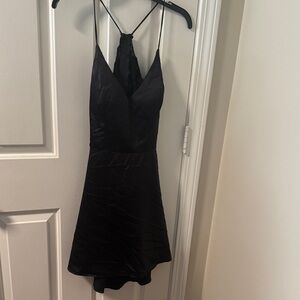 B Darlin Black Backless Dress